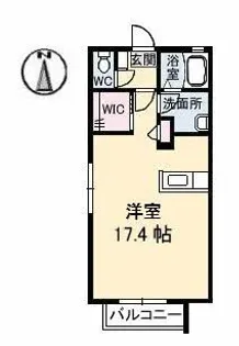 シャーメゾン佐久羅【2階】の間取り
