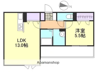 リーオグレイス【3階】の間取り