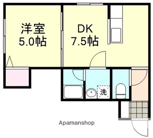 アスイエ【1階】の間取り