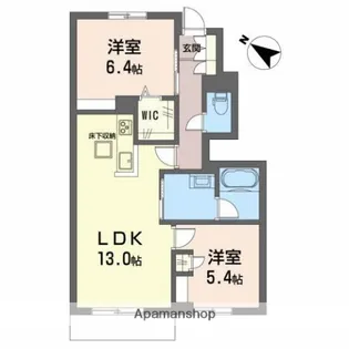 シャーメゾンクレーネ【1階】の間取り