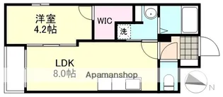 月光 新倉敷駅前【3階】の間取り