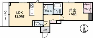 ガーデンズ ヒモリ【3階】の間取り