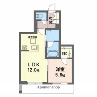 カーメスト【1階】の間取り