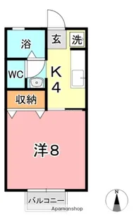セゾン和気 A【2階】の間取り