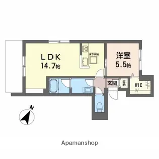 トリフォリア【1階】の間取り