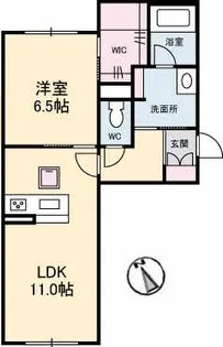 シャーメゾンコンソラータ【1階】の間取り
