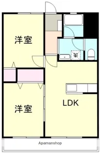 岡山県倉敷市神田2丁目【マンション】の間取り