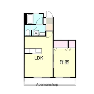 岡山県倉敷市神田2丁目【マンション】の間取り
