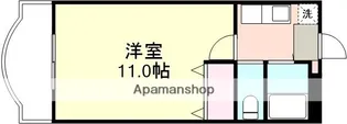 ジュネス新倉敷【1階】の間取り