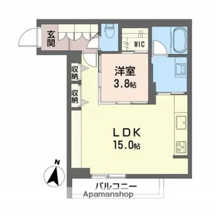 ディマーネⅡ【2階】の間取り