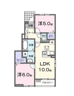 ホワイトハウス【1階】の間取り