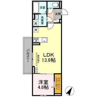 フェリーチェ 浜ノ茶屋【1階】の間取り