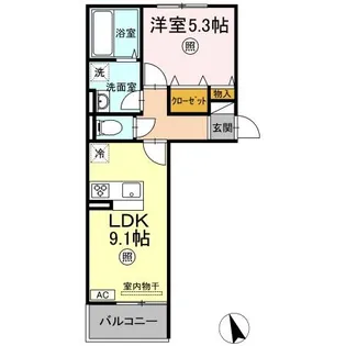 グランレーベン【3階】の間取り