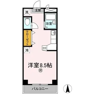 アトリエ【201号室】の間取り
