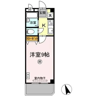 ニューエクセル三宅 F【1階】の間取り