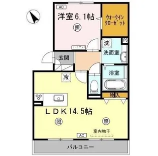 ファーデン・ハウス【2階】の間取り