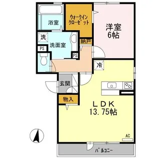 プルミエール【2階】の間取り