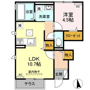 HUIT 【1階】の間取り