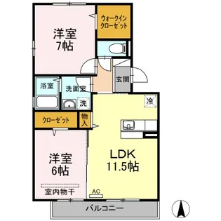 グローリー一文字【3階】の間取り