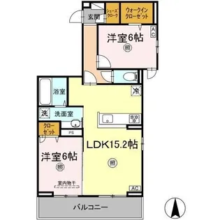 アルモ ギオーネ【3階】の間取り