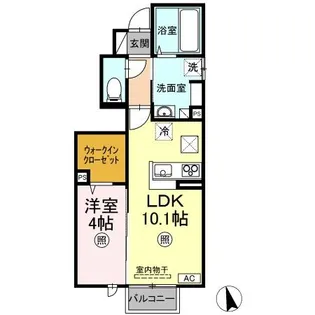 アリエッタ【1階】の間取り