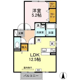 アセーボ【1階】の間取り