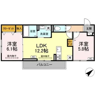 HOPE LODGE K【3階】の間取り