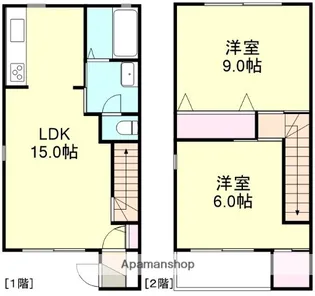 COURT CLAN B棟【1階】の間取り
