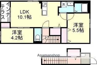 MAISON DE COLORE【2階】の間取り