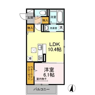 フィロスII【1階】の間取り