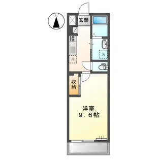 エトワール清輝【2階】の間取り