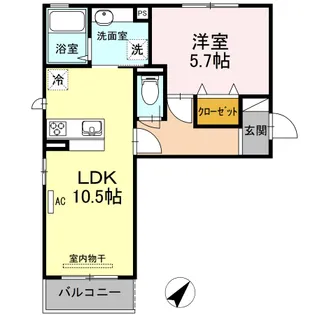 ディアナ アーツ【2階】の間取り