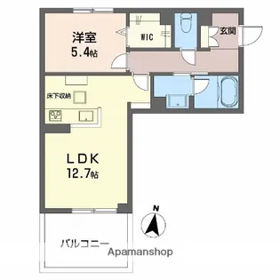 インセプション【1階】の間取り
