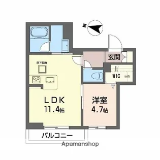 竹仲屋【1階】の間取り