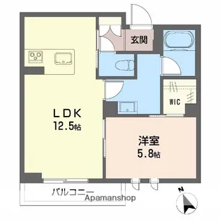 ネオブランコート【2階】の間取り