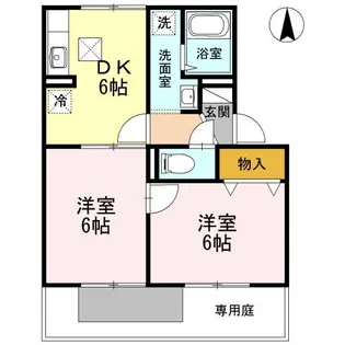ウィルモア辰巳【2階】の間取り