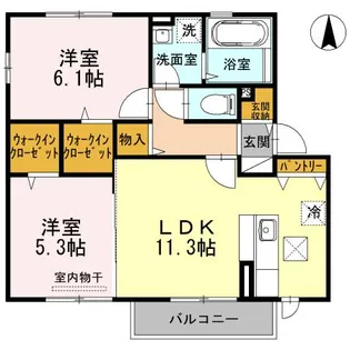 メゾン・ド・ファミーユ【2階】の間取り