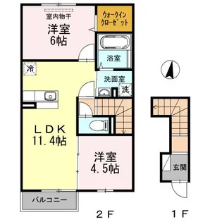 M・K3【2階】の間取り
