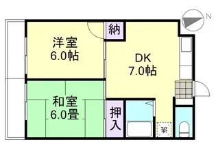 えきまえマンション【3階】の間取り