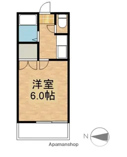 ブランパレス【104号室】の間取り