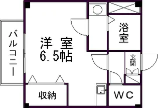 シャン.ド.フルール【205号室】の間取り