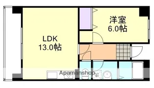 シャインコートチボリ【2階】の間取り