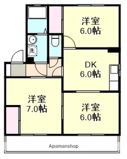 サニープレインC【2階】の間取り