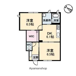 サン・ソニア A棟【1階】の間取り