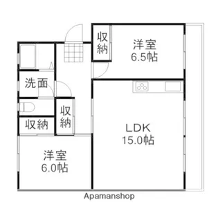 K’S B倉敷中庄Ⅱ棟【3階】の間取り
