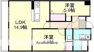 ベルアージュ【2階】の間取り