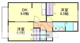 ヴェルデュール神田A棟【2階】の間取り