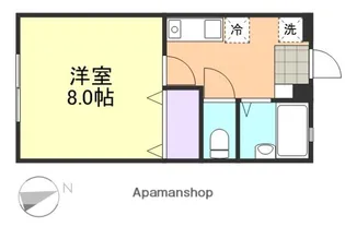 コーポ神正A【1階】の間取り