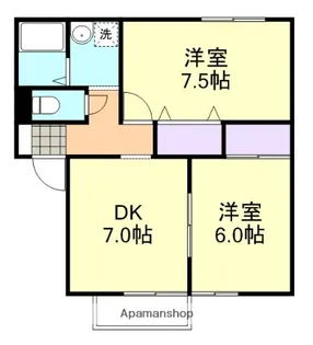 フラワー D【1階】の間取り