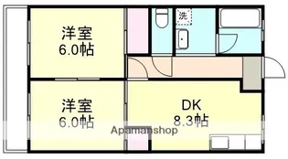 大建アーバンハイツ【4階】の間取り